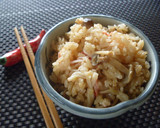 炊飯器で☆きのこ中華炊き込み御飯作り方2写真