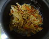 子供が喜ぶ 鶏そぼろと筍の炊き込みご飯作り方4写真