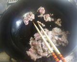 豆もやしと豚肉の黒酢あんかけ作り方5写真