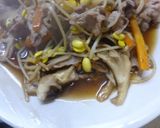 豆もやしと豚肉の黒酢あんかけ作り方12写真