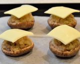 椎茸の海老シュウマイ詰め✽チーズ包み焼き作り方5写真