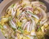 材料これだけ！簡単♪白菜のミルフィーユ鍋作り方3写真