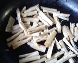ごぼうの甘辛炒め作り方1写真
