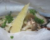 生鮭の紙包み焼きチーズのせ作り方4写真