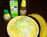 豆乳・バナナ・レタスの満腹スムージー作り方1写真