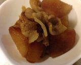 大根と豚バラの甘辛煮作り方4写真