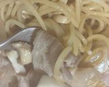 簡単　エリンギ豚肉和風パスタ作り方17写真