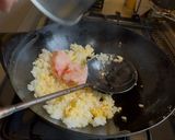 蟹味噌！蟹味噌！蟹味噌炒飯作り方3写真