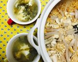お焦げ付き♪　土鍋で　かやくご飯作り方5写真