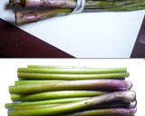 つわぶきと絹揚げの煮物作り方2写真