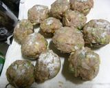 餃子の具が余ったら♪肉詰め椎茸作り方2写真