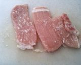 豚ロースとわけぎの油揚げ巻き、の蒸し焼き作り方2写真