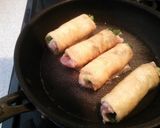 豚ロースとわけぎの油揚げ巻き、の蒸し焼き作り方4写真