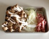 簡単♫きのこと豆乳のクリーミーパスタ作り方1写真