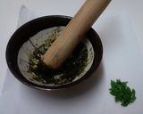 キャベツの塩麹で作る木の芽和え作り方1写真