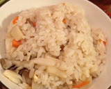 簡単☆筍と舞茸の炊き込みご飯作り方4写真