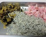 具たっぷりの和風チャーハン♪作り方1写真