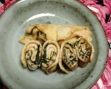 大葉と昆布の佃煮入り、かんたん卵焼き♬作り方5写真
