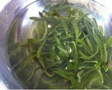 韓国料理 簡単！茎わかめの炒め物作り方1写真