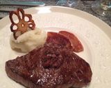 ごちそう牛モモのステーキ＊ショコラソース作り方11写真