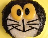 キャラ弁に〜舌をペロッのドラえもん（笑）作り方4写真
