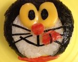 キャラ弁に〜舌をペロッのドラえもん（笑）作り方5写真