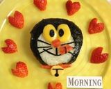キャラ弁に〜舌をペロッのドラえもん（笑）作り方8写真