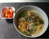 韓国料理 優しい味 あさりのカルグクス作り方10写真