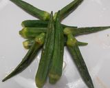 オクラとウインナーと茹で卵の3点盛り作り方10写真