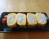 卵焼き～（中身はご飯）♪作り方6写真