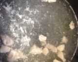 鶏と生姜のお粥作り方1写真