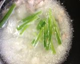 鶏と生姜のお粥作り方2写真