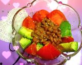 アボカドに納豆とトマトの簡単♪美♡サラダ作り方5写真