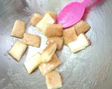 食パンの耳で作るキャラメル風味のおやつ♪作り方5写真
