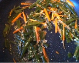 韓国料理 簡単！茎わかめの炒め物作り方4写真
