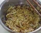 麺つゆで簡単！！キャベツの浅漬け生姜風味作り方2写真