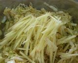 麺つゆで簡単！！キャベツの浅漬け生姜風味作り方3写真