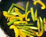 彩りアスパラと牛肉炒め☆柚子胡椒風味作り方2写真