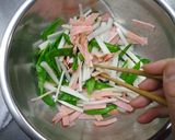 春の香りサラダと特製春人参のマヨソース作り方3写真
