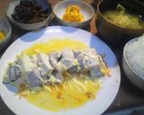 サワラと豆腐の重ね蒸し☆簡単おいしい!作り方4写真
