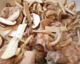 チキンとキノコニンニクバター醤油ソテー作り方6写真