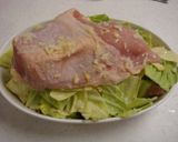 キャベツと鶏むね肉のレンジ蒸し作り方2写真
