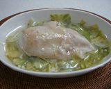 キャベツと鶏むね肉のレンジ蒸し作り方4写真