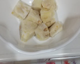 ジャックフルーツと鶏もものきんぴら風炒め作り方1写真