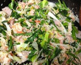 菜の花 バターしょうゆ炒め☆作り方7写真