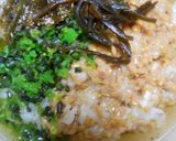 ひきわり納豆、めかぶ入りお茶漬け作り方8写真