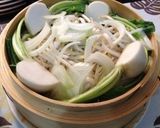 つけ麺風蒸し焼きそば☆野菜炒めをリメイク作り方4写真