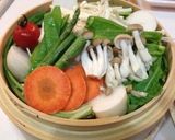 つけ麺風蒸し焼きそば☆野菜炒めをリメイク作り方5写真