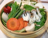 つけ麺風蒸し焼きそば☆野菜炒めをリメイク作り方5写真