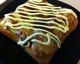 B級!たこ焼きたっぷりオープンサンド✨作り方7写真